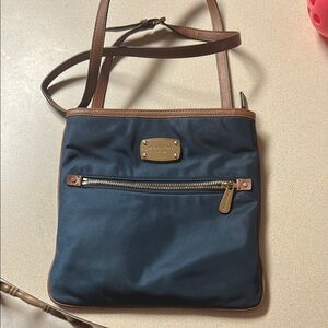 COPY - Navy and Brown Crossbody Bag